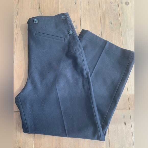 Doen GLENNE Wool blend pant trousers deep navy NWT - Picture 5 of 9